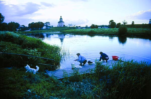 Вечер на реке Каменка. Суздаль. / Evening at Kamenka-river. Suzdal.