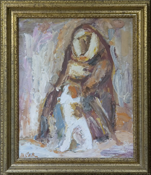 Вдвоём. 2001г. к.,м. 45х55