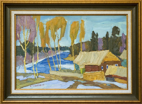 Весна. 1979г. к.,м. 33х48,5