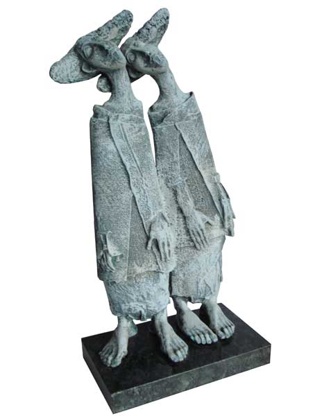 Низкие облака 2007г.чугун, гранит 41х20х12
