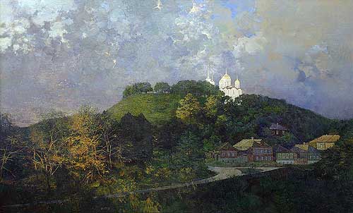 Соборный холм. 2005. х,м 107х176