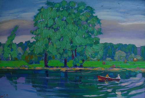 «Вечереет». к.м. 45х65. 2009г.